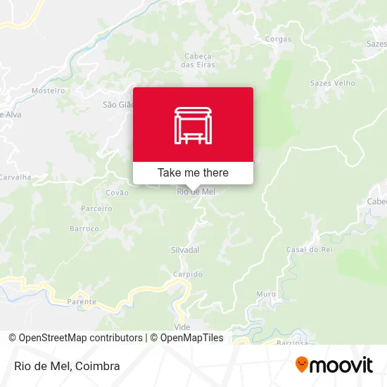 Rio de Mel map