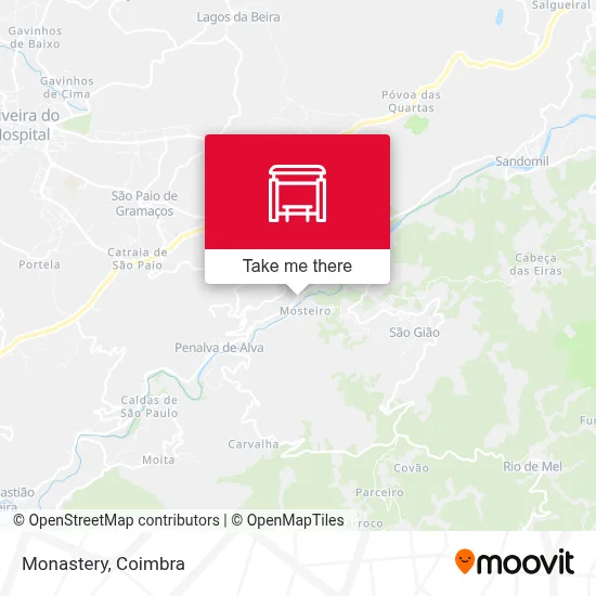 Mosteiro map