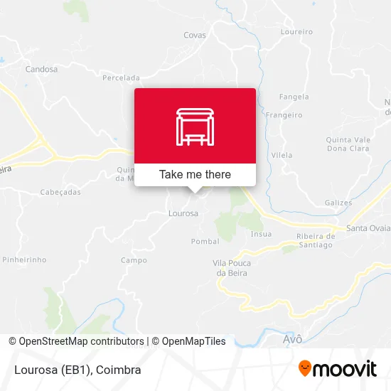 Lourosa (EB1) map