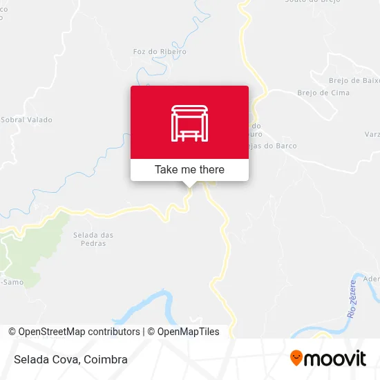 Selada Cova map