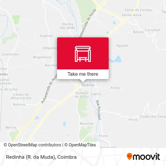 Redinha (R. da Muda) map