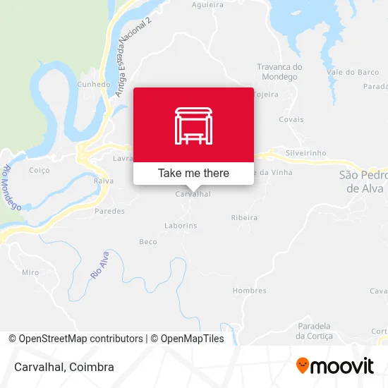 Carvalhal map