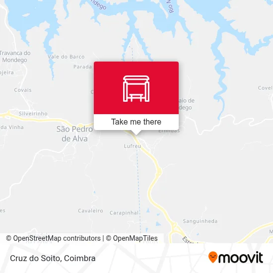 Cruz do Soito map