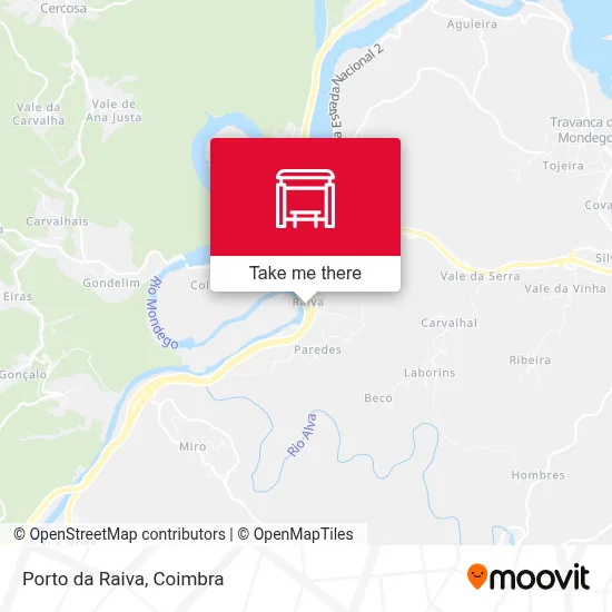 Porto da Raiva map