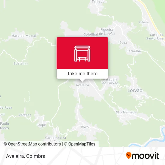 Aveleira map
