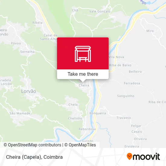 Cheira (Capela) map