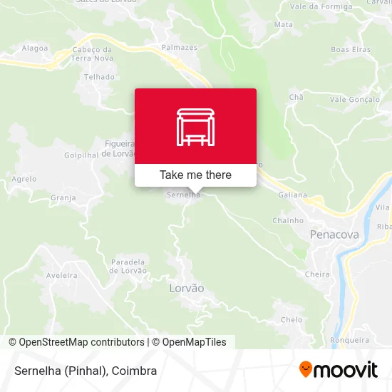 Sernelha (Pinhal) map