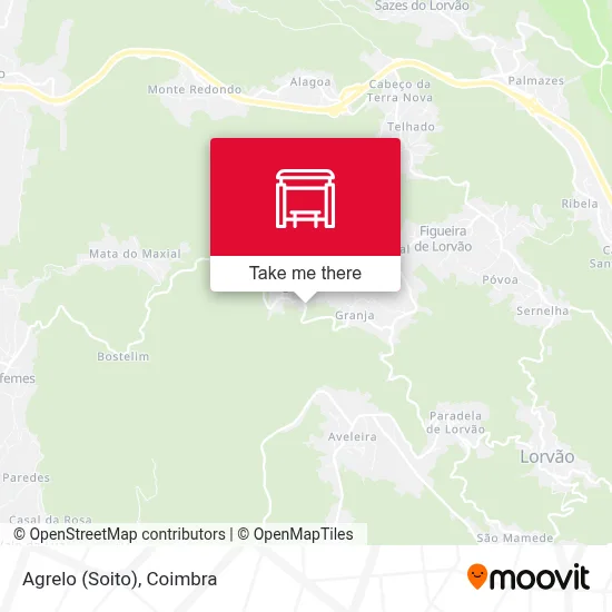 Agrelo (Soito) map