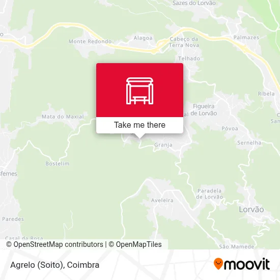 Agrelo (Soito) map