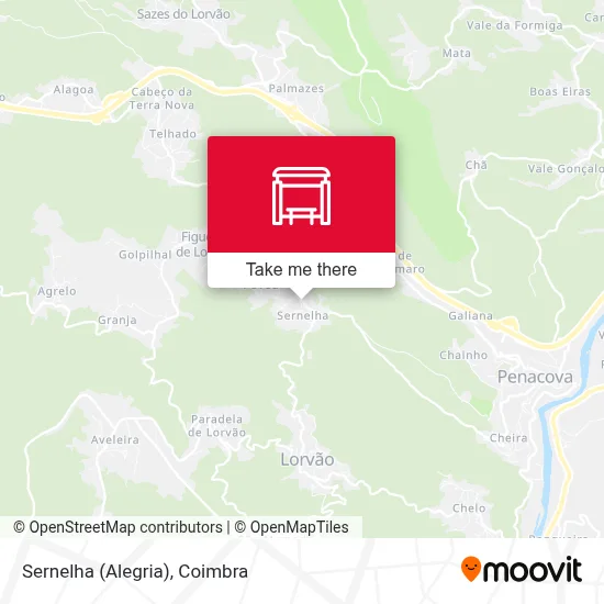 Sernelha (Alegria) map