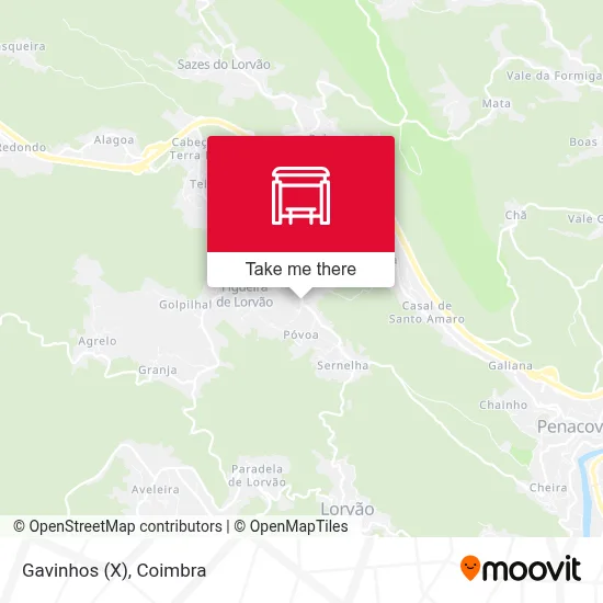 Gavinhos (X) map