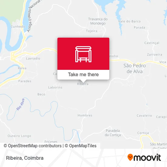 Ribeira map