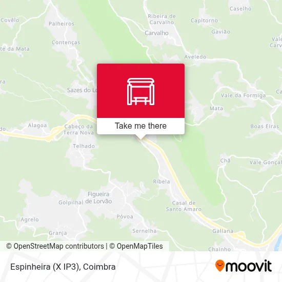 Espinheira (X IP3) map