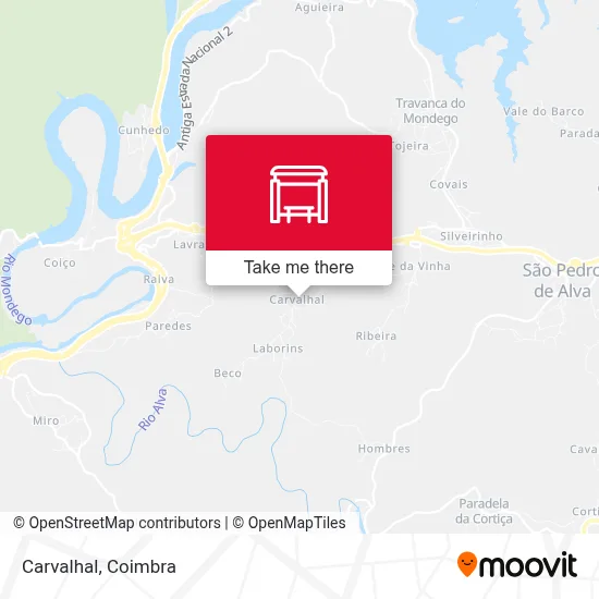 Carvalhal map