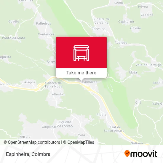 Espinheira map