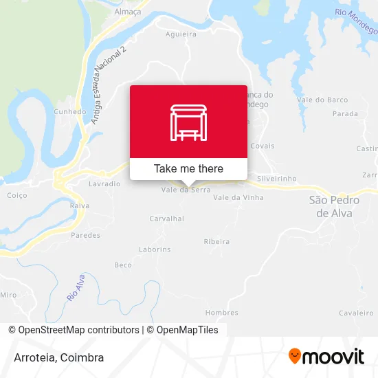 Arroteia map