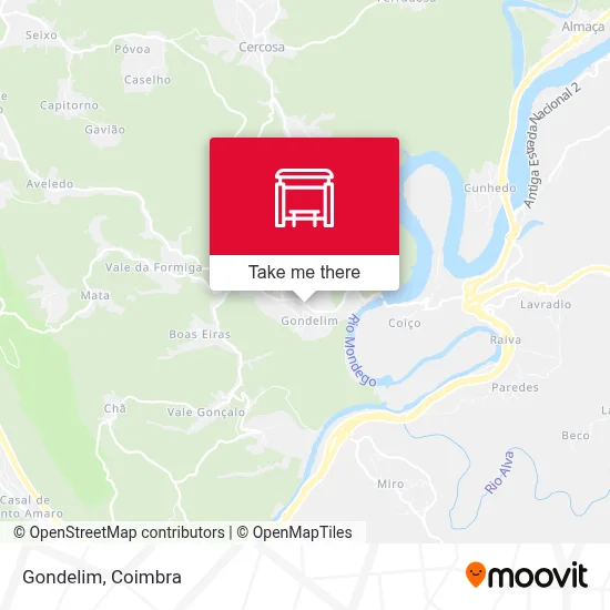 Gondelim map