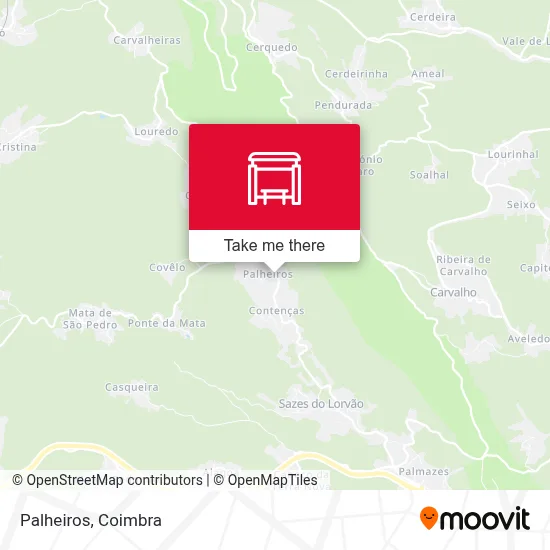 Palheiros map