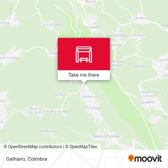 Galhano map