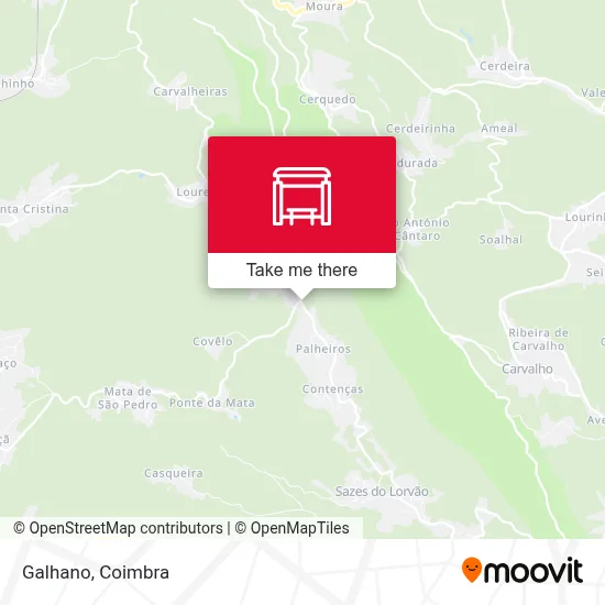 Galhano map