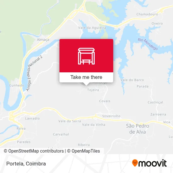 Portela map
