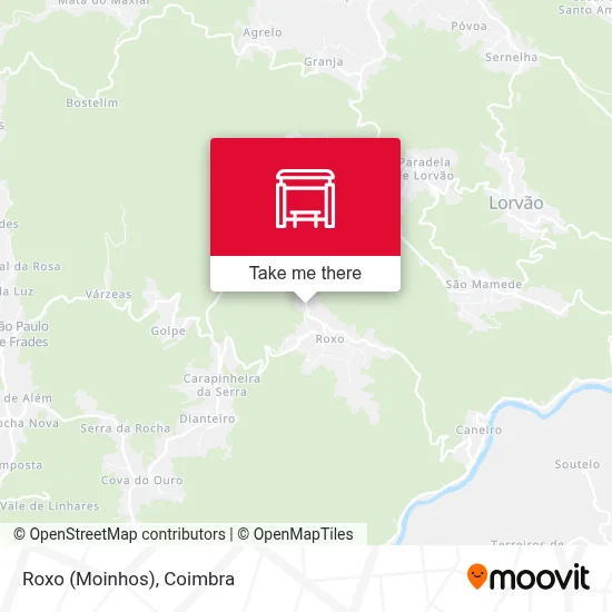 Roxo (Moinhos) map