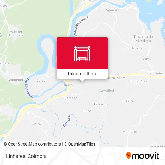 Linhares map