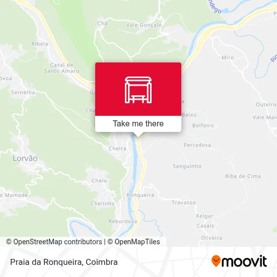 Praia da Ronqueira map