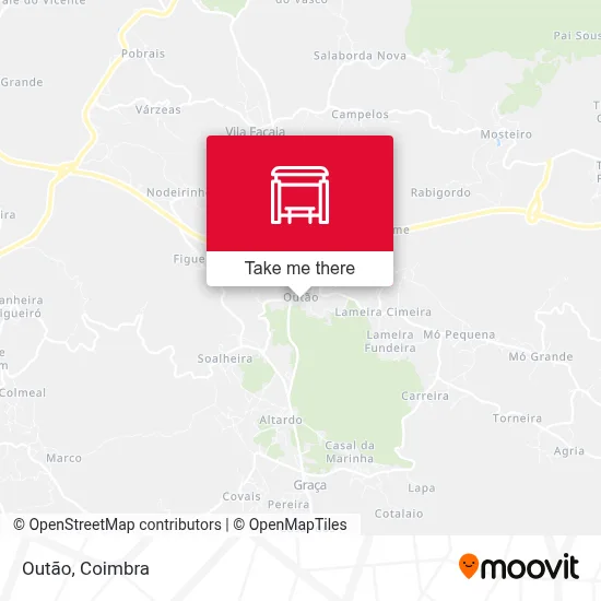 Outão map