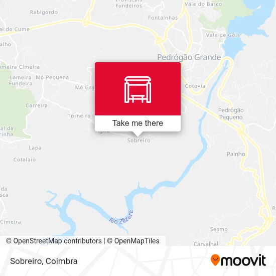 Sobreiro map