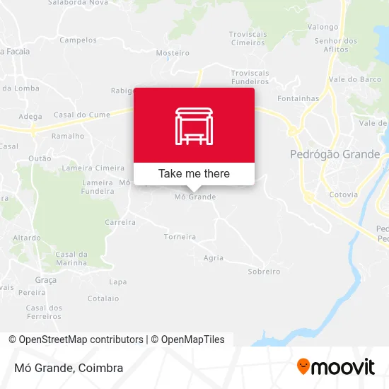 Mó Grande map