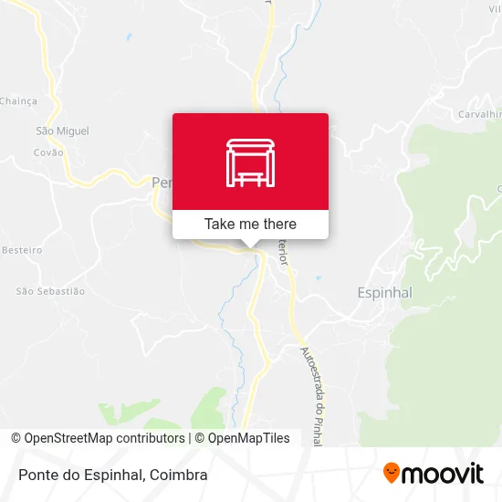 Ponte do Espinhal map