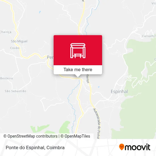 Ponte do Espinhal map