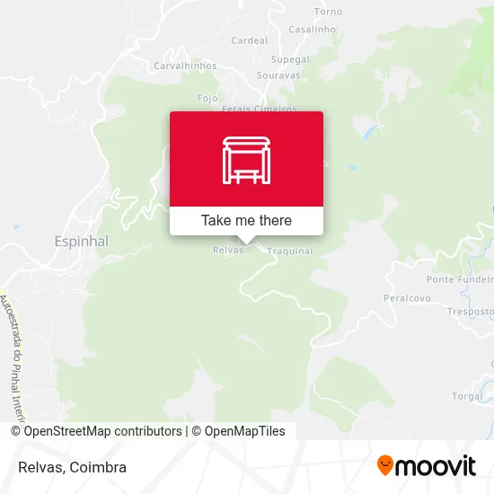 Relvas map