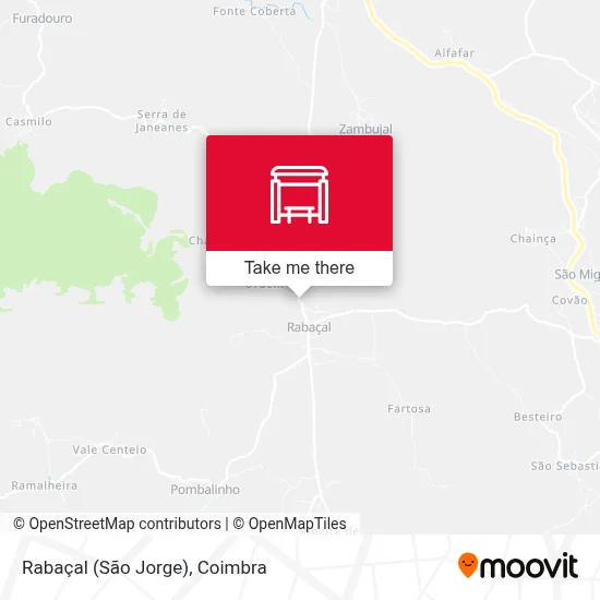 Rabaçal (São Jorge) map