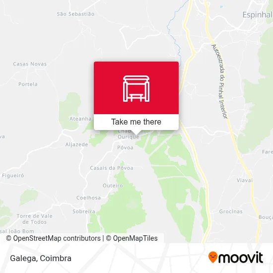 Galega map