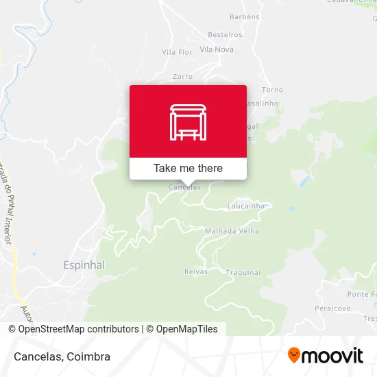 Cancelas map
