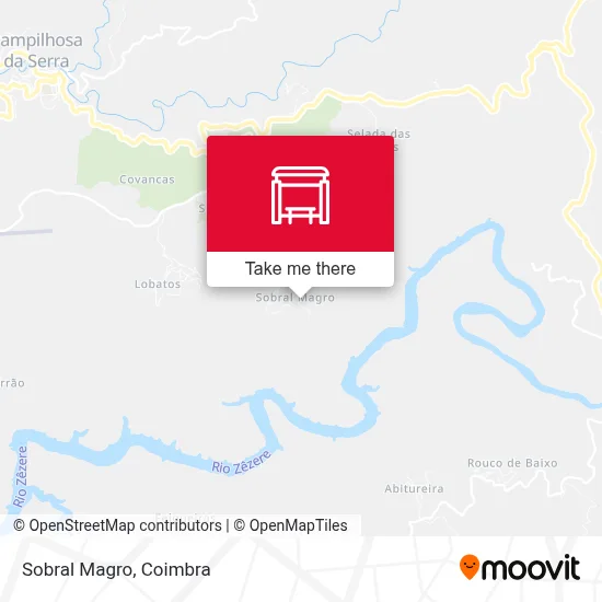 Sobral Magro map