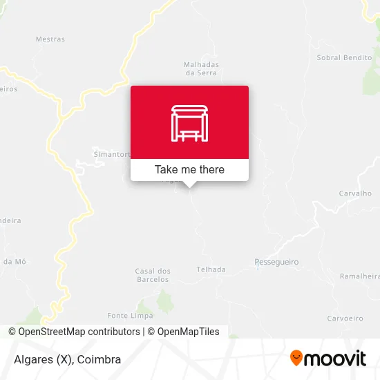 Algares (X) map