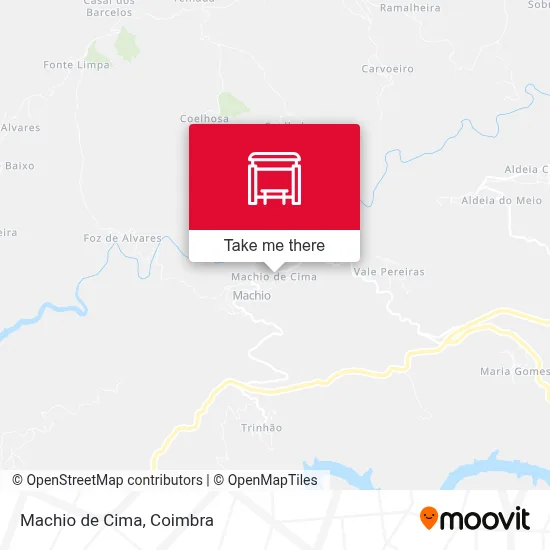 Machio de Cima map