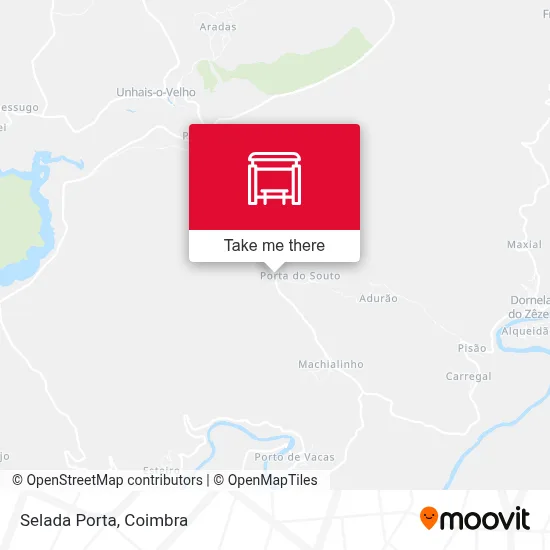 Selada Porta map