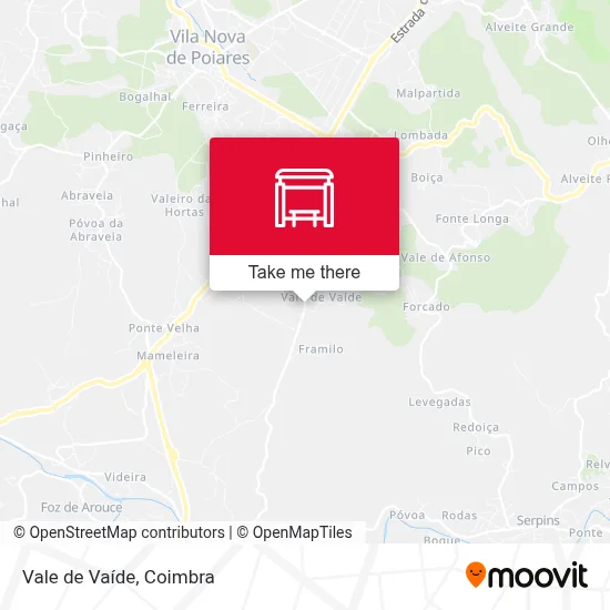 Vale de Vaíde map