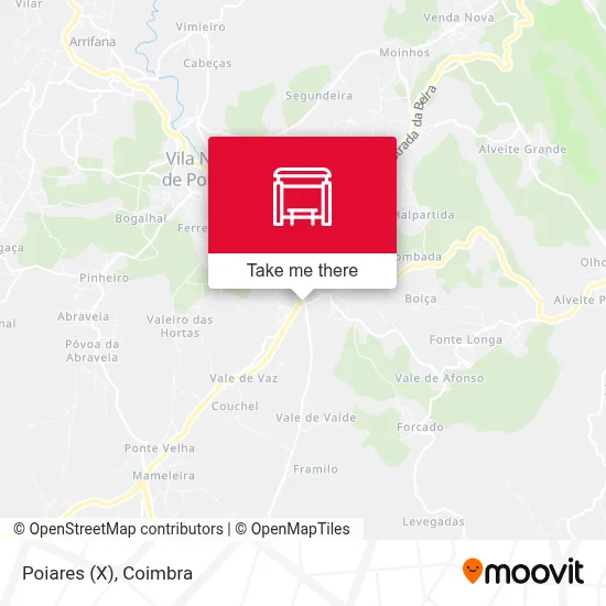 Poiares (X) map