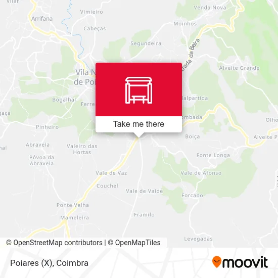 Poiares (X) map