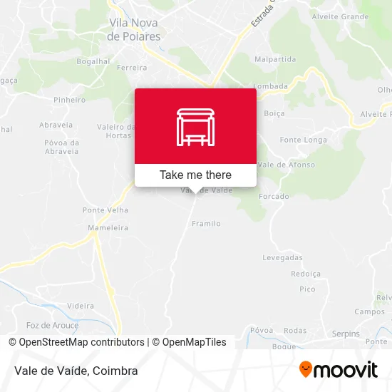 Vale de Vaíde map