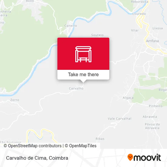 Carvalho de Cima map