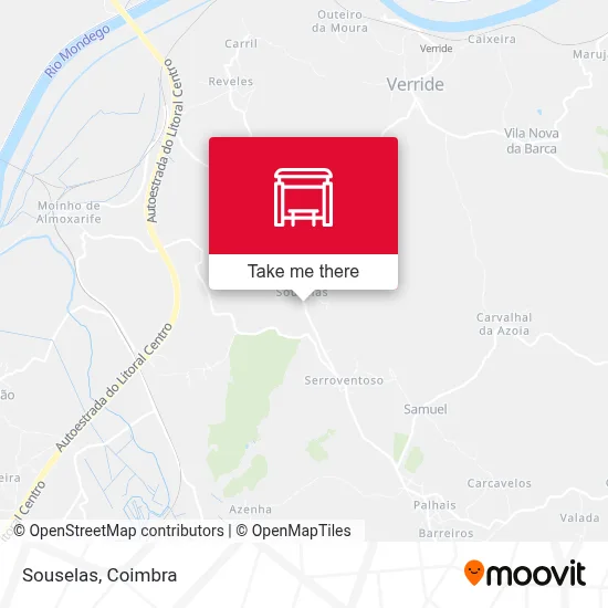 Souselas map