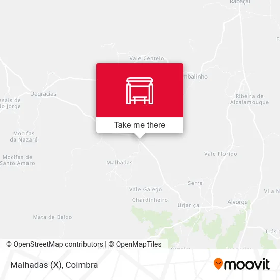 Malhadas (X) map