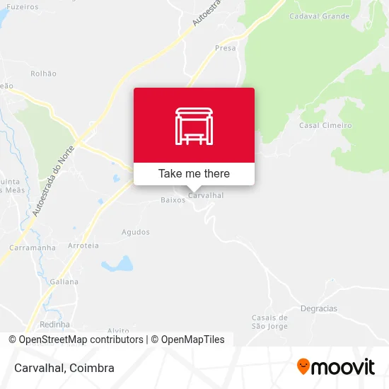 Carvalhal map