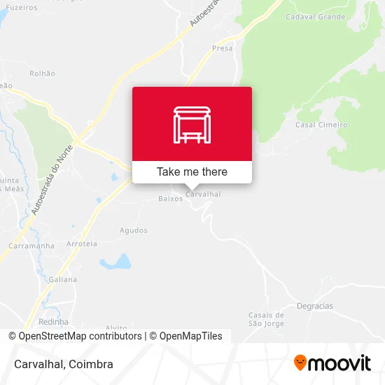 Carvalhal map